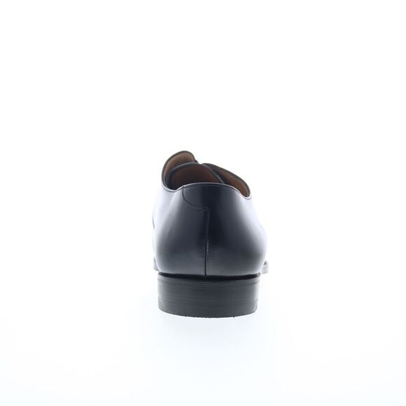 Hitchcock Mens Oxford Cap Toe Black Shoes (NWT)